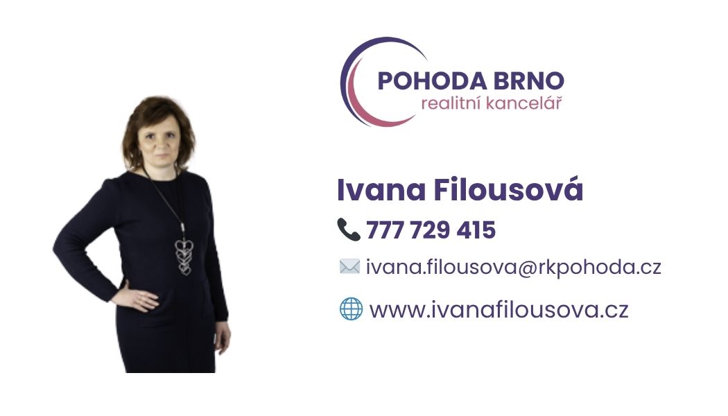 Vizitka: Ivana Filousová, tel. 777 729 415, e-mail ivana.filousova@rkpohoda.cz
